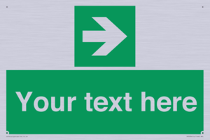 Custom Arrow Right Sign